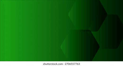 Fondo Abstractas De Gradiente Verde Con Formas Hexágono Para Proyectos De Diseño Y Tecnología Modernos