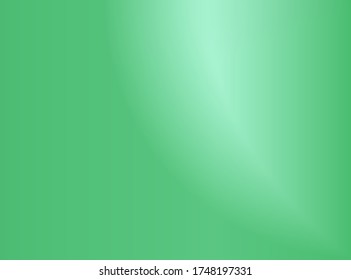 Green gradient abstract background with shiny soft smooth texture for christmas. vector illustration