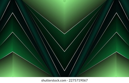 Fondo abstracto de gradiente verde para diseño de medios sociales fondo de pantalla de fondo de pantalla ilustración vectorial y presentación