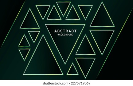 Fondo abstracto de gradiente verde para diseño de medios sociales fondo de pantalla de fondo de pantalla ilustración vectorial y presentación