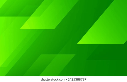 Green gradient abstract background. Vector illustration