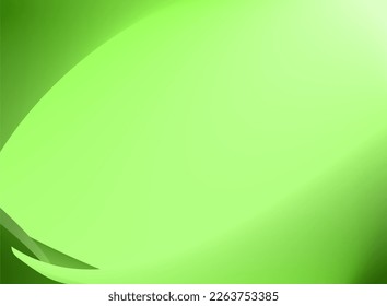 Green gradient abstract background with wavy irregular shape for school, presentations, office, and websites 