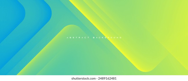 Green gradient abstract background wavy shape decorative design