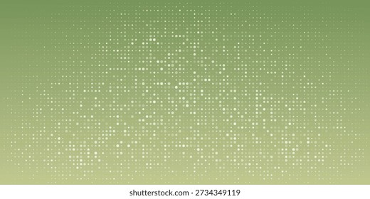 Green Gradient Abstract Background With White Dots: Modern, Calm Backdrop for Design Projects