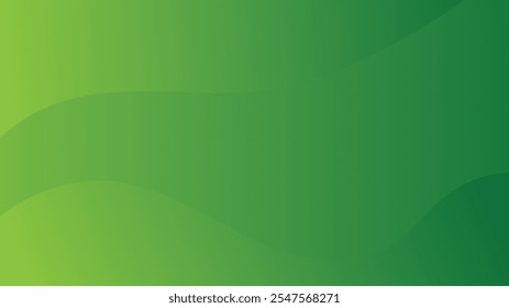 um fundo abstrato gradiente verde com um padrão verde e amarelo.