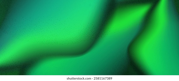 Green gradient abstract background.Jade luxury texture.Turqoise blur foil.Dark royal green  pattern with noise surface.

