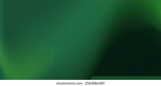 Green gradient abstract background.Jade luxury texture.Turqoise blur foil.Dark royal green  pattern with noise surface.
