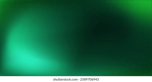 Green gradient abstract background.Jade luxury texture.Turqoise blur foil.Dark royal green  pattern with noise surface.
