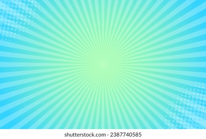 green gradient abstract cartoon background vector design