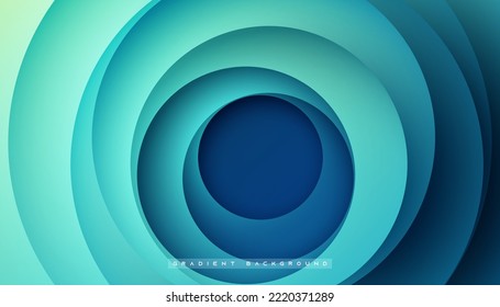 gradient background Green circle