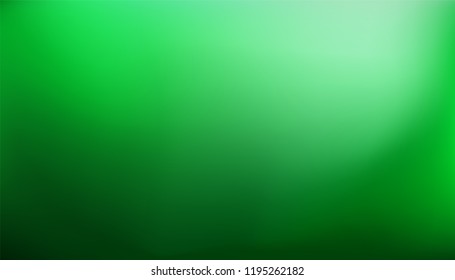 Green gradient background. Abstract nature blurred backdrop. Vector illustration. Ecology concept for your graphic design, banner or poster