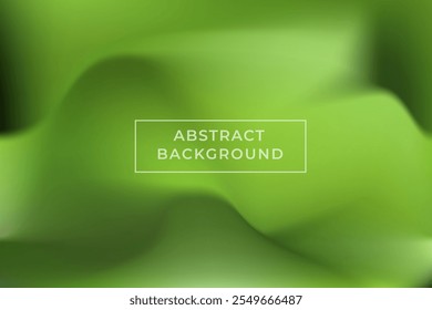 Green gradient background design vector template 