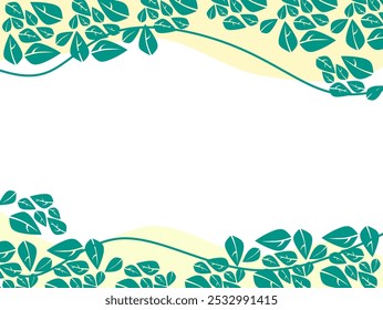 green gradient background frame for design illustration advertisement