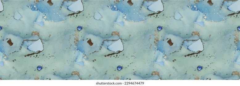 Green Gradient Background. Geode Seamless Pattern. Marble Gold Vector Ink. Bronze Water Color Background. Luxury Alcohol Ink Marble. Blue Art Paint. Foil Marble Watercolor. Modern Abstract Painting.