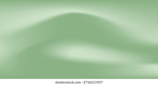 Fondo degradado verde, la luz solar natural moderna brilla en la pared vacía en tono pastel, sombra de la ventana, textura de hormigón de color claro, estilo orgánico. Ilustración vectorial