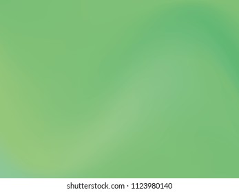 Green gradient background. Pale blurred abstract patter. Spring, summer design. Vector illustration