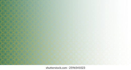 green gradient background, seamless pattern authentic arabian style. suitable for ramadhan or eid mubarak
