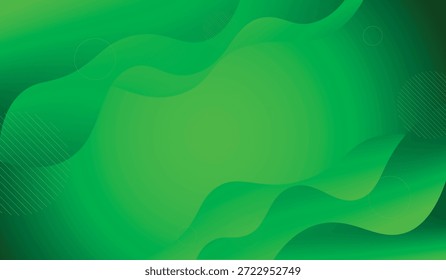 Plano de fundo gradiente verde com transição suave de cores para design e Web