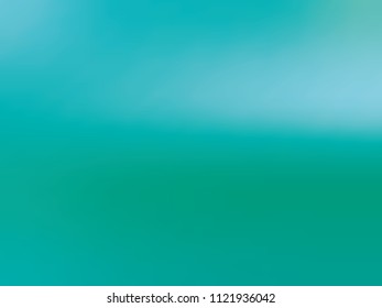 Green gradient background. Vector illustration. Bright pattern with a smooth flow of shades of blue and green. To create modern layouts, posters, backs, covers, phone screensavers, social networks