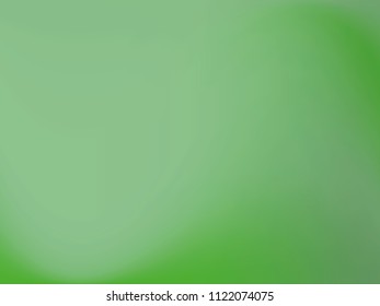Green gradient background. Vector illustration. Bright pattern with a smooth flow of shades of green color. To create modern layouts, posters, backs, covers, phone screensavers, social networks