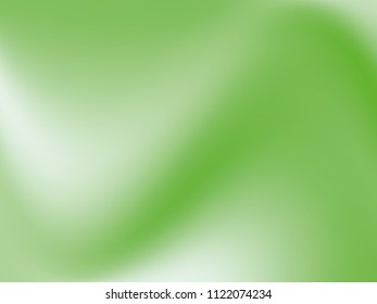 Green gradient background. Vector illustration. Bright pattern with a smooth flow of shades of green color. To create modern layouts, posters, backs, covers, phone screensavers, social networks