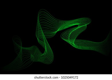 Green Gradient Background's concept design illustration