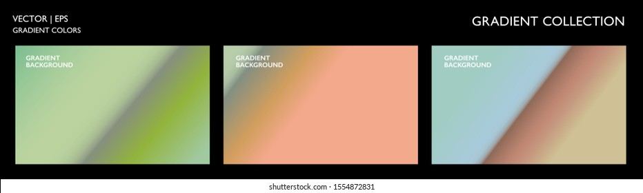 Green gradient  Blue shade  Page spread  Paper effect  Colorful palette set  Fold paper  Diagonal stripes  Transition gradient  After effects  Linear gradient  