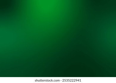 Green Gradient Blurred Background. Abstract Business Wallpaper. Vector Illustration. Banner