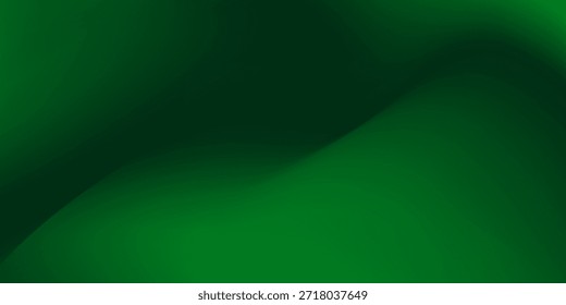 Green Gradient Blurred Background. Abstract Business Wallpaper. Vector Illustration concept. Banner,presentation use