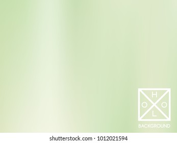 Green gradient.  Blurred sparkly cover. Abstract soft pastel color backdrop.  Trendy creative vector cosmic gradient. Mesh gradient foil.  Creative grass template for banner. Vibrant green print.