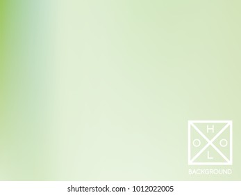 Green gradient.  Blurred sparkly cover. Abstract soft pastel color backdrop.  Trendy creative vector cosmic gradient. Mesh gradient foil.  Creative neon template for banner. Vibrant print.