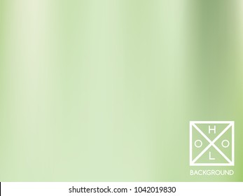 Green gradient.  Blurred sparkly cover. Abstract soft pastel color backdrop.  Trendy creative vector cosmic gradient. Mesh gradient foil.  Creative grass template for banner. Vibrant green print.