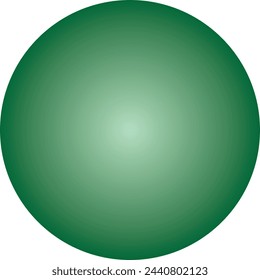 Green Gradient color background circle shape 