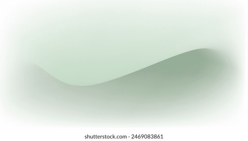 fondo de onda de color degradado verde en el medio con colores suaves y silenciados