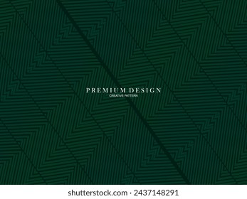 Green gradient colored lines abstract background. Modern design for banners, cards, web design, banners, certificates, etc.