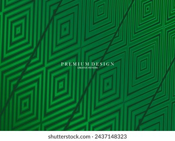Green gradient colored lines abstract background. Modern design for banners, cards, web design, banners, certificates, etc.