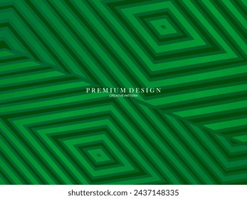 Green gradient colored lines abstract background. Modern design for banners, cards, web design, banners, certificates, etc.