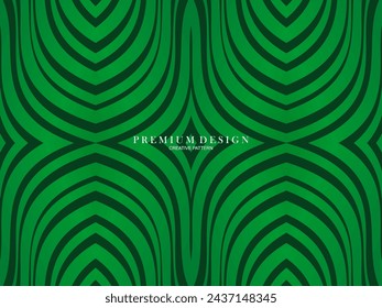Green gradient colored lines abstract background. Modern design for banners, cards, web design, banners, certificates, etc.