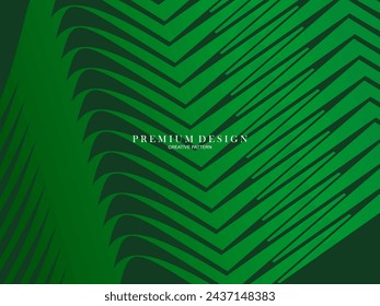 Green gradient colored lines abstract background. Modern design for banners, cards, web design, banners, certificates, etc.