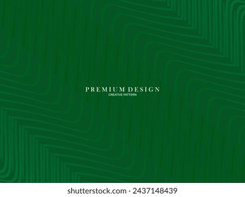 Green gradient colored lines abstract background. Modern design for banners, cards, web design, banners, certificates, etc.