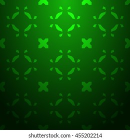Green gradient colors striped textured, abstract geometric pattern background