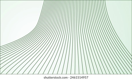 Green gradient with curve line background for backdrop or presentation