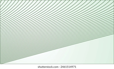 Degradado verde con fondo de línea de curva para fondo o presentación
