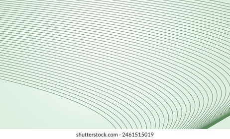 Green gradient with curve line background for backdrop or presentation