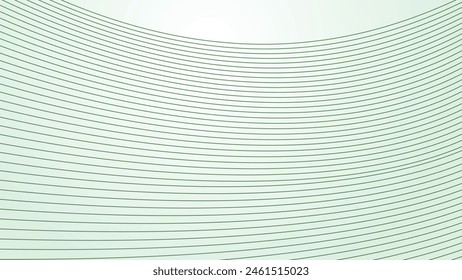 Green gradient with curve line background for backdrop or presentation