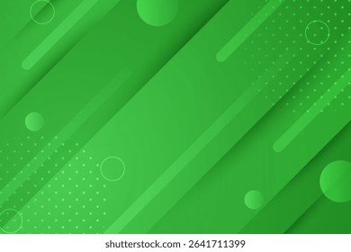 Green gradient dynamic lines abstract background