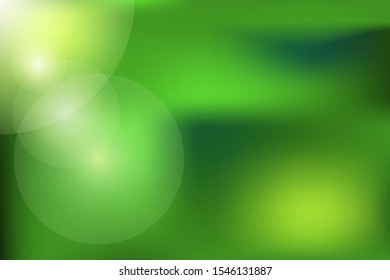Green gradient empty vector background. 