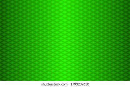 Green gradient geometric background in origami style. Green vector polygonal rectangles illustration. Bright abstract rhombus mosaic background for design, business, print, web. Seamless pattern.