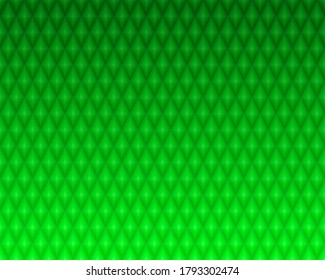 Geometrischer, grüner Farbverlauf-Hintergrund. Grüne Vektorgrafik, polygonal, rechteckige Abbildung. Helles abstraktes Mosaik-Mosaik für Design, Business, Print, Web. Nahtloses Muster.