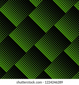 Green gradient halftone background vector
